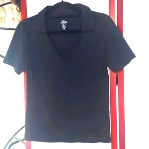 J. Crew Black Short Sleeve Tee